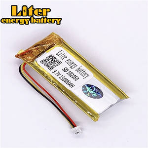 Connector 1,0-<span class=keywords><strong>3</strong></span> p <span class=keywords><strong>3</strong></span>,7 V 102050 1500 mAh custom ultra thin rechargeable Li-ion batteries liPo battery with wires - Product Image 2
