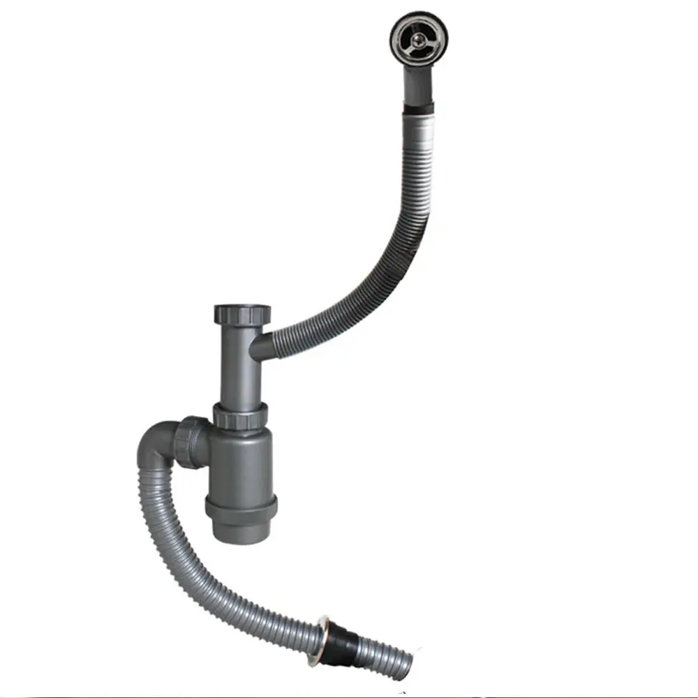 New design 1.5 inch Plastic tube Kitchen sink waste kit drainpipe pipe