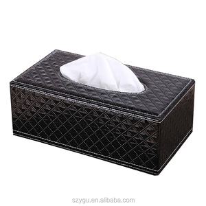 Boîte à mouchoirs en cuir PU de luxe, boîte à mouchoirs <span class=keywords><strong>pour</strong></span> la maison et l'hôtel - Product Image 4