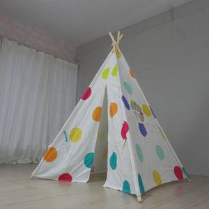 Tente en toile de coton pour enfant, jouet <span class=keywords><strong>tipi</strong></span>, jeu pour bébé, jouet - Product Image 3