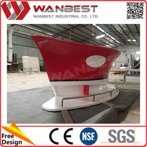 Barco en forma de barra de <span class=keywords><strong>bar</strong></span> de diseño rojo y blanco de superficie sólida barra de <span class=keywords><strong>bar</strong></span> de vinos - Product Image 1