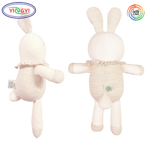 A548 Bán Buôn Odm OEM Nhà Máy Hữu Cơ Bunny Thỏ Nhồi Bông Tùy Chỉnh Đồ Chơi Sang Trọng Động Vật Tự Nhiên <span class=keywords><strong>0</strong></span> + Tuổi An Toàn Nhồi Bông Bunny Cho Bé - Product Image 3