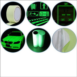 ضوء ضوئي مضيء في حالات الطوارئ علامة أمان خروج الحريق توهج لاصق في الظلام للسلامة - Product Image 4