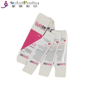 2019 all'ingrosso a buon mercato personalizzato unguento medico scatola di imballaggio carta patinata accetta Tuck End medicina farmaceutica pillola carta diritta - Product Image 2