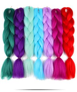 AliLeader prezzo all'ingrosso 24 "Jumbo capelli treccia 100 g/pacco capelli sintetici Jumbo treccia - Product Image 2