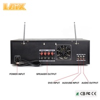 Amplificador de mezcla con ecualizador dual acústico nacional ajustable Laix SA-8118 Crossover