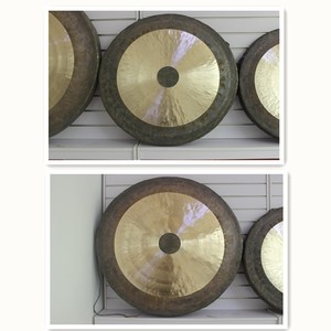Vansir 43 pouces, chau gong/<span class=keywords><strong>tam</strong></span> <span class=keywords><strong>tam</strong></span> gong artisanal en bronze B20, instrument de percussion sonore professionnel pour la guérison, avec un son profond - Product Image 4