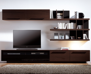 Armoire <span class=keywords><strong>TV</strong></span> murale en bois, meuble <span class=keywords><strong>TV</strong></span> suspendu au mur, salon, nouveau modèle - Product Image 4