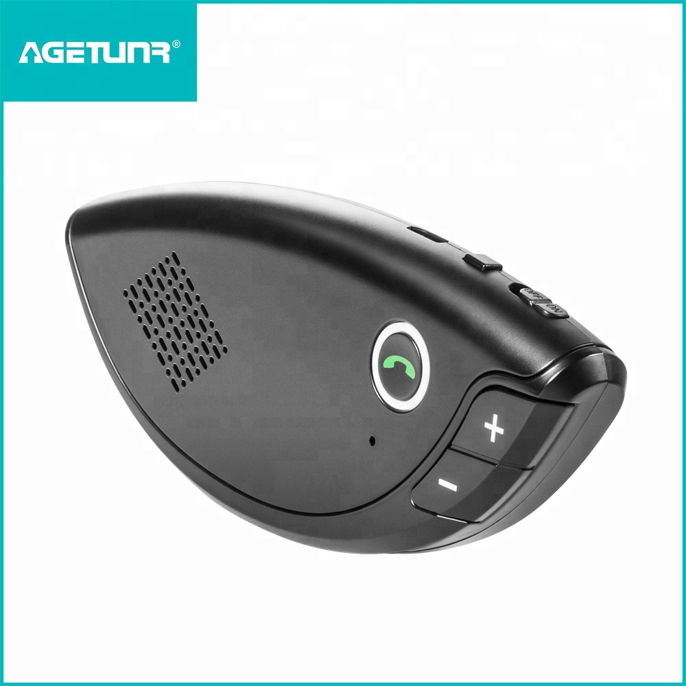 Автомобильный комплект гарнитуры AGETUNR E08 Bluetooth V4.1, mp3-плеер с козырьком, беспроводной динамик, адаптер Bluetooth