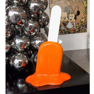 Statuette <span class=keywords><strong>in</strong></span> <span class=keywords><strong>Resina</strong></span> di Ghiaccioli Miniatura per Decorazione d'Interni, Gallerie d'Arte o Vetrine - Product Image 3