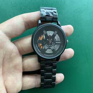 Personalizzato Cerchio Orologi di Design La Propria Auto Orologio Da Polso Freno A Disco Strumento Pannello Orologio di Stampa - Product Image 4