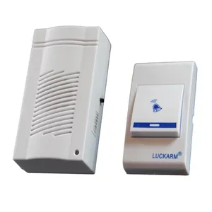 White 32 멜로디 무선 remote control luckarm doorbell