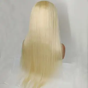 Commercio all'ingrosso Bionda 613 parrucca sexi donne lunga parrucca dei capelli umani parrucca anteriore del merletto per le donne bianche del commercio all'ingrosso dei capelli del virgin vendors
