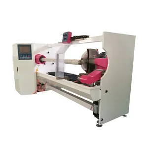 Simplex tape/foam /pvc/masking tape rewinder cutter machine