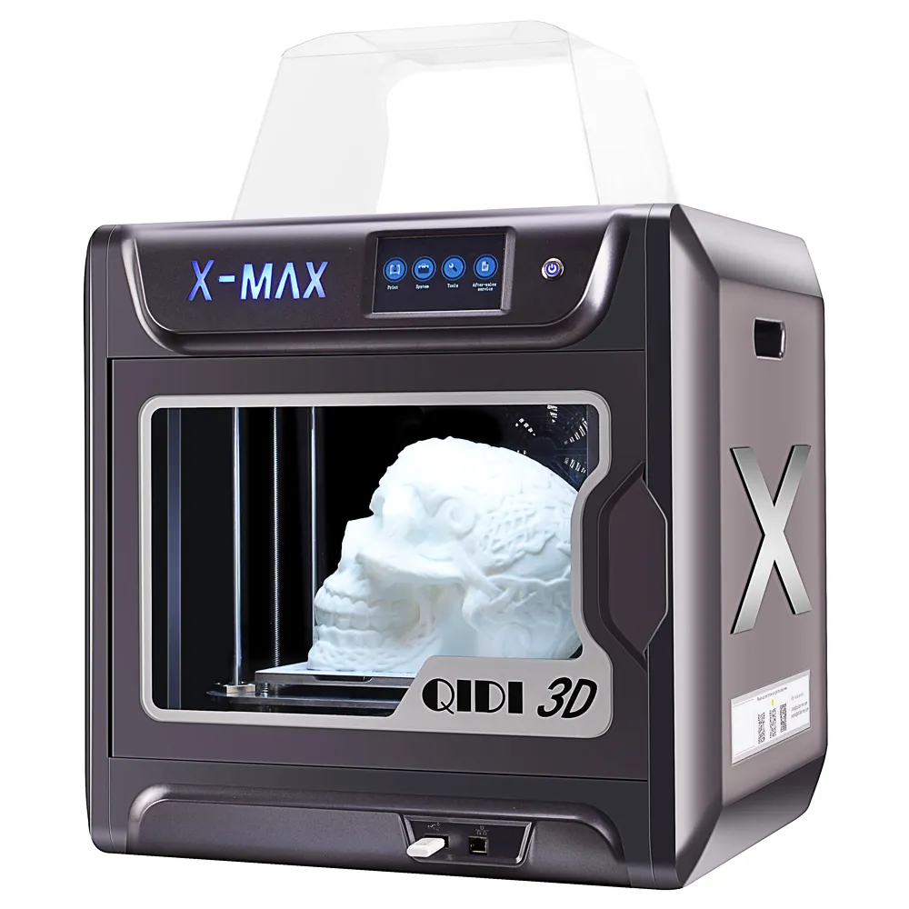 QIDI TECH Impresora 3D de grado industrial inteligente de gran tamaño Nuevo modelo: X-max, pantalla táctil de 5 pulgadas, función WiFi, alta precisión