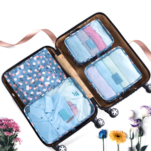 Formato personalizzato Corsa Esterna <span class=keywords><strong>Valigia</strong></span> <span class=keywords><strong>Organizer</strong></span> Sacchetto Della Maglia Sacchetto di Bagagli Cubetti di Imballaggio 6Pcs Sacchetto di Compressione - Product Image 3