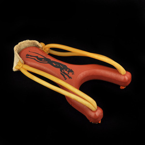 Slingshot en <span class=keywords><strong>bois</strong></span> puissant de haute qualité, catapulte avec bande de caoutchouc, tir de billes pour la chasse et les sports - Product Image 3