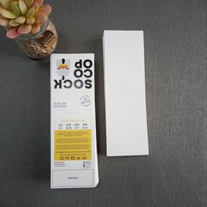Bán Buôn Tùy Chỉnh In Vớ Gấp Bao Bì Giấy Nhãn Tiêu Đề Thẻ Socks <span class=keywords><strong>Hang</strong></span> <span class=keywords><strong>Tags</strong></span> - Product Image 4