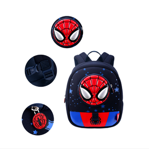 <span class=keywords><strong>Spiderman</strong></span> Cartoon scuola zaino per asilo bambini impermeabile in pelle primaria colorata di fabbricazione del prodotto - Product Image 2