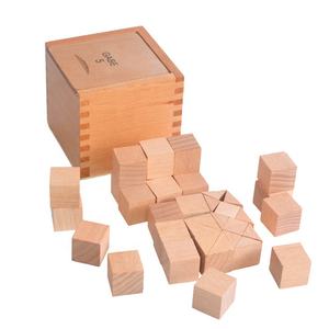 Bloques de formas geométricas coloridas de madera, juguetes educativos de desarrollo temprano, regalos <span class=keywords><strong>Froebel</strong></span> - Product Image 5