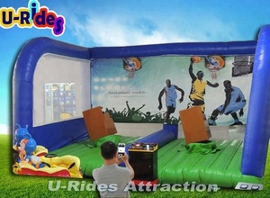 Sillón de estrella mecánica doble <span class=keywords><strong>silla</strong></span> mecedora baloncesto juego de disparos con caja de control - Product Image 4