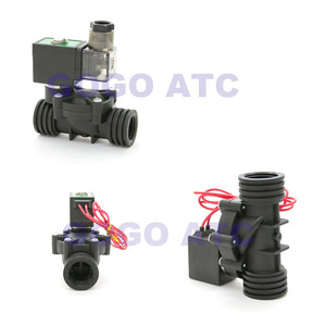 10bar โซลินอยด์วาล์วพลาสติก2ทาง nbr/ EPDM/FKM 1/2 "3/4 1นิ้วออริฟิส15/20/25มม. PP-15ปิดปกติ/20/25 NC ไม่มีวาล์วน้ำ - Product Image 3