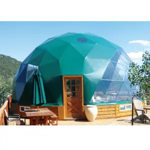 Tenda de glamping com moldura redonda/barracas de luxo personalizadas para venda