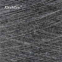 Purplish Blue Silver Blended Cotton Yarn Anti Odor Twist Yarn