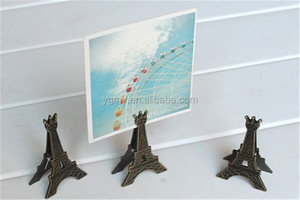 Corea papelería Vintage <span class=keywords><strong>Effiel</strong></span> Tower Paris Metal Memo Clips de papel para fotos suministros de oficina - Product Image 5