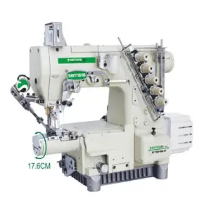 ST 720T 365 ET HIGH SPEED SMALL CYLINDER BED 3-NEEDLE 5-THREAD INTERLOCK INDUSTRIAL SEWING MACHINE USED SEWING MACHINE