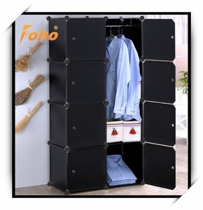cubetti di plastica ad incastro 8 forma <span class=keywords><strong>l</strong></span> <span class=keywords><strong>armadio</strong></span> camera da letto fai da te - Product Image 2