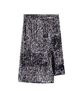 Faldas elegantes con purpurina hasta la rodilla de lentejuelas <span class=keywords><strong>Vintage</strong></span> transpirables de verano para mujer - Product Image 1