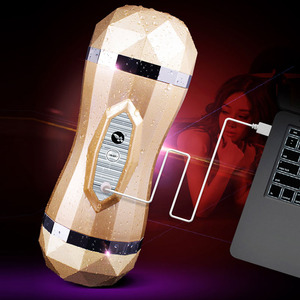 Automatische Masturbator Cup 3d Vagina Orale Dubbele Tunnels 36 Frequentie Vibrerende Zuigende Zak Kut - Product Image 5