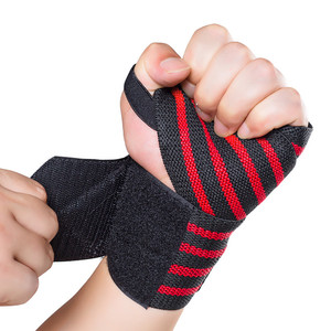 HYL-2633 de levantamiento de pesas guantes con envolturas de muñeca para formación de gimnasio - Product Image 5