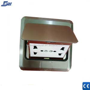 Stainless Steel Pop up Floor <strong>Socket</strong> <strong>RJ45</strong> / Electrical Power Ground Outlet Box With USB Data - Product Image 5