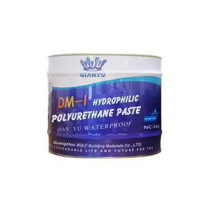 Waterproof grouting liquid waterborne polyurethane water-blocking trapping agent repairing crack water solution foaming agent