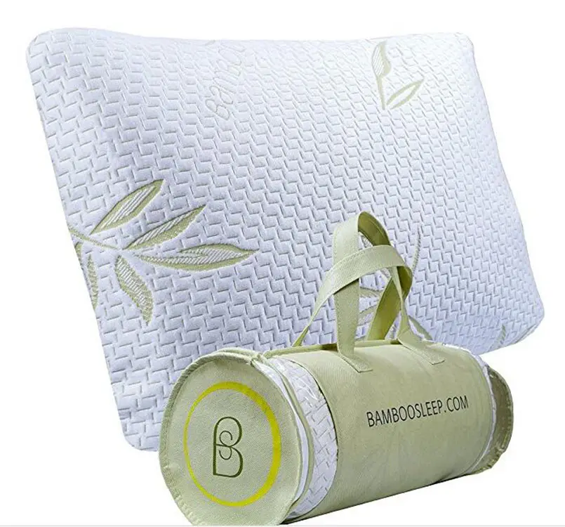 Best Selling Hypoallergenic Bamboo Shredded Memory Foam Pillow 2 packs