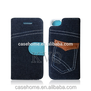 Denim en cuir pour <span class=keywords><strong>Samsung</strong></span> <span class=keywords><strong>Galaxy</strong></span> <span class=keywords><strong>S6</strong></span> cas <span class=keywords><strong>de</strong></span> jean, Pour <span class=keywords><strong>Galaxy</strong></span> <span class=keywords><strong>S6</strong></span> portefeuille housse - Product Image 1