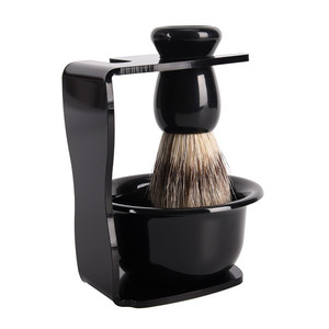 Set de Afeitado 3 en 1 para <span class=keywords><strong>Hombre</strong></span>, Brocha, Soporte para Maquinilla de Afeitar, Jabonera - Product Image 3