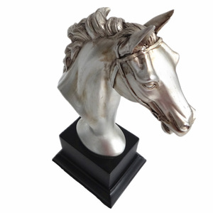 <span class=keywords><strong>De</strong></span> resina escultura cabeza caballo trofeo - Product Image 6
