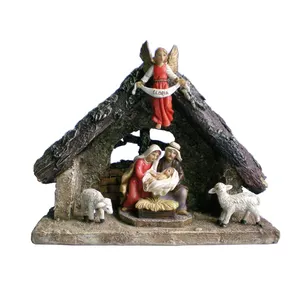 Polyresin religieuze items spirituele geschenken alle heiligen heilige familie standbeelden