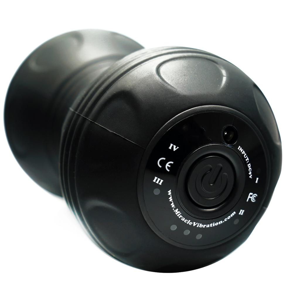 Домашний заряжаемый USB Электрический Вибрационный Массажный роликовый мяч