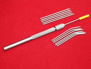 Gelsonlab HSG-008 paslanmaz çelik laboratuvar diseksiyon alay iğne düz özelleştirilebilir Metal Chuck OEM desteği ile - Product Image 5