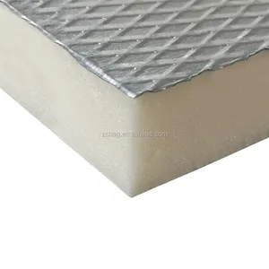 Vật Liệu Hấp Thụ Âm Thanh Xây Dựng Nhôm Foil Đúc Mềm Pir Pur Foam Board Panel