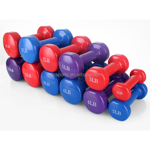 Sức Mạnh Đào Tạo Thiết Kế Logo Màu Phòng Tập Thể Dục Tập Thể Dục Bộ 2lb 3LB 4lb 5lb 6LB <span class=keywords><strong>10LB</strong></span> Vinyl Quả Tạ 3Kg - Product Image 6