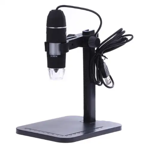 Profesyonel USB Dijital Mikroskop 1000X 8X LED 2MP Mikroskop yakınlaştırma kamerası Büyüteç Asansör Standı Aracı TAMIR