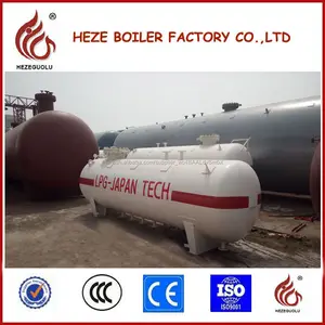 Çin fabrika kaynağı yüksek basınçlı 5m3 200m3 lpg depolama tankı için fiyat