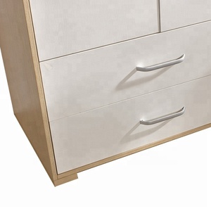 Armoire en bois moderne et écologique pour chambre à coucher, usine chinoise, 2019
