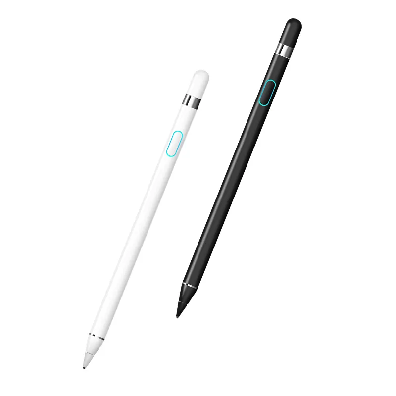 Wiwu 활성 스타일러스 터치 스크린 충전식 1.5mm 파인 포인트 액티브 스타일러스 스마트 연필 디지털 안드로이드 IOS