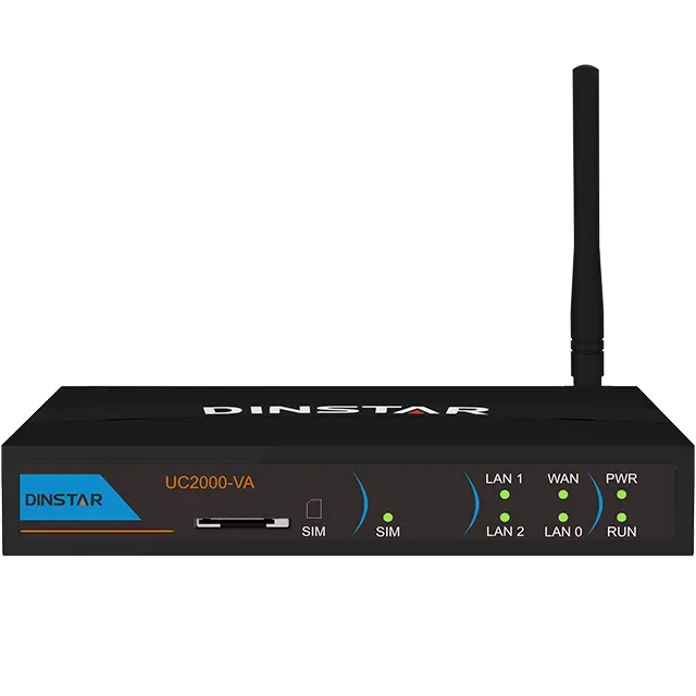 Dinstar UC2000-VA 1 Port GSM/WCDAM Goip Gateway, Gsm 3G 4G Router Sim Box Voip Gateway
